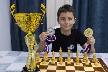 Sebastián Fuentes, todo un talento ante el tablero