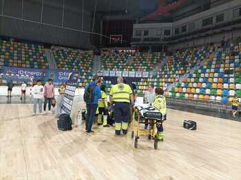 Susto tras el encuentro del Caserío en el Quijote Arena