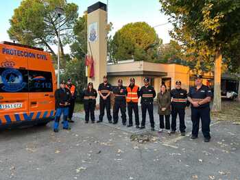 Voluntarios de Protección Civil se desplazan a Valencia