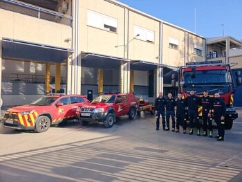 Bomberos de Ciudad Real marchan a zonas afectadas por la dana