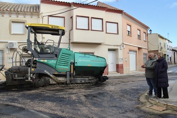 Avanzan las obras de asfaltado en la zona centro de Alcázar