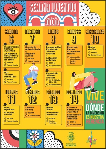 Arte, conciertos y talleres, en la Semana de la Juventud