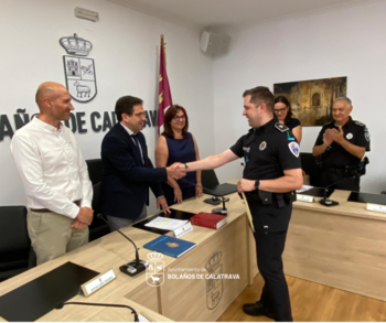 López Sobrino asume el cargo de Oficial de Policía en Bolaños