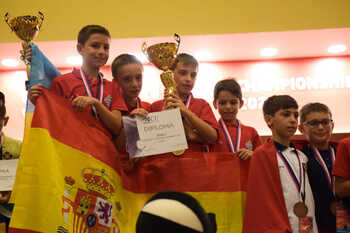 España, campeona de Europa sub 10 por equipos de rápidas