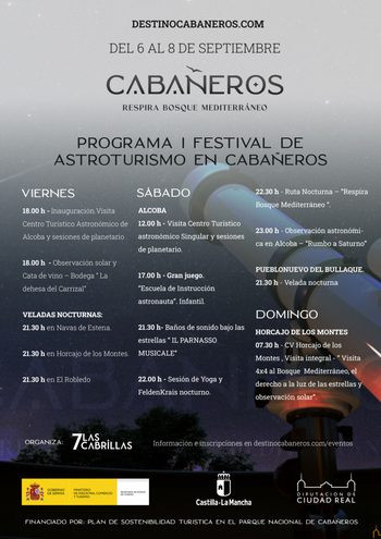 Cabañeros acogerá el I Festival de Astronomía