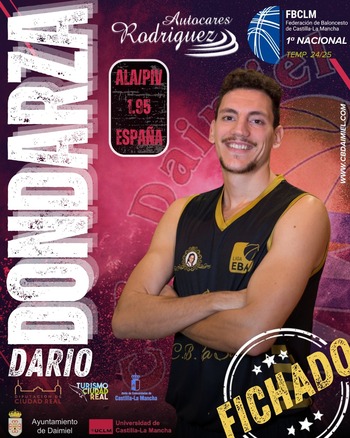 Darío Dondarza completa el juego interior del Daimiel