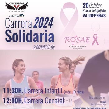 Carrera solidaria en Valdepeñas en beneficio de Rosae