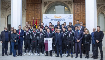 Page recibe a los subcampeones de España