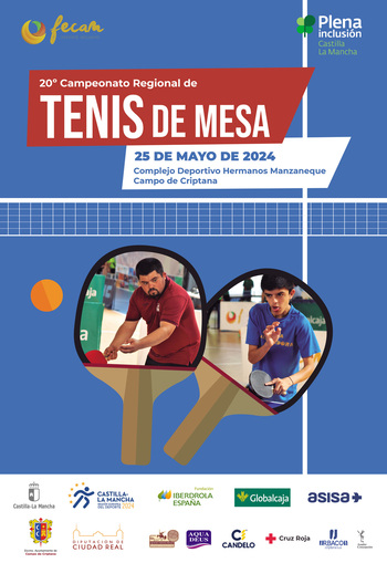 El campeonato regional de tenis de mesa viaja a Criptana