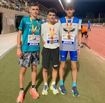 Naranjo y Jiménez, medallistas en el Nacional Sub 20