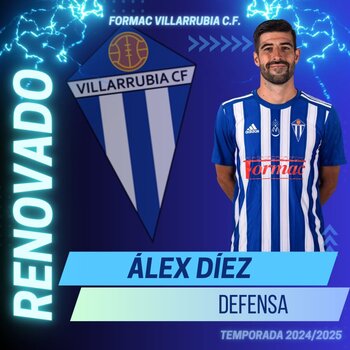 Álex Díez, cuarta renovación en el Villarrubia
