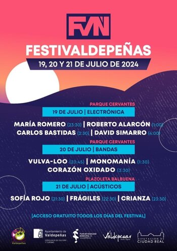 FestiValdepeñas presenta cartel con una decena de actuaciones