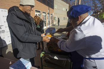 Migas solidarias en el Alarcos para los afectados de la DANA