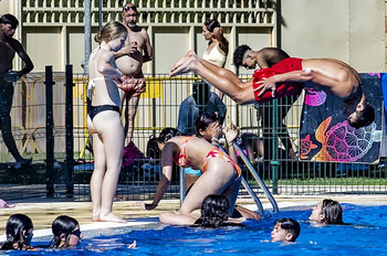 Ampliado el horario de baño en la piscina del Rey Juan Carlos