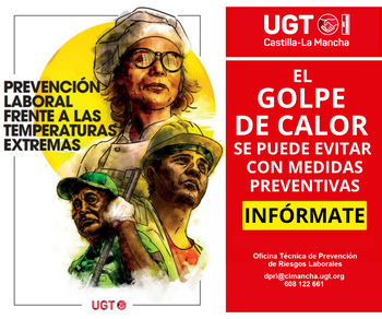 UGT pide incluir clausulas por temperaturas altas en convenios