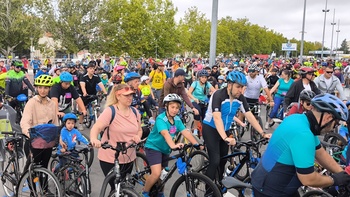 2.500 personas participan en el Día de la Bicicleta