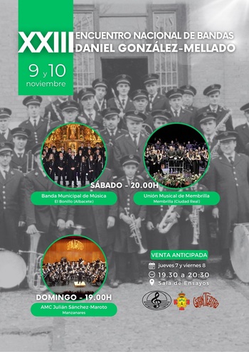 Encuentro Nacional de Bandas, en noviembre en el Gran Teatro