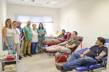 Repsol cumple una década donando sangre