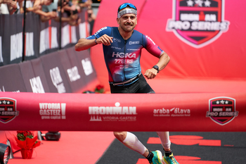 Antonio Benito, en el Ironman de Kona