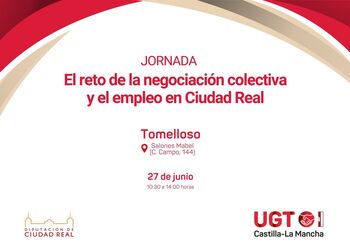 UGT analizará el reto de la negociación colectiva y el empleo