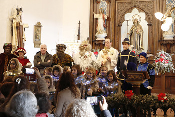 Lluvia de ilusión por los Reyes Magos en Almodóvar