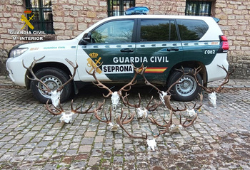 El Seprona pilla a dos cazadores furtivos en Alustante