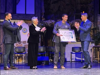 Jesús Rivilla recibe el Premio Chambra en Puertollano