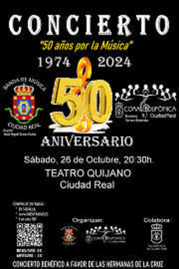 Concierto 50 años por la música